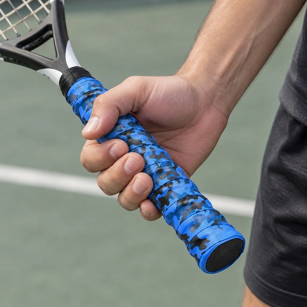 Blue Camouflage Racket Grip Tape