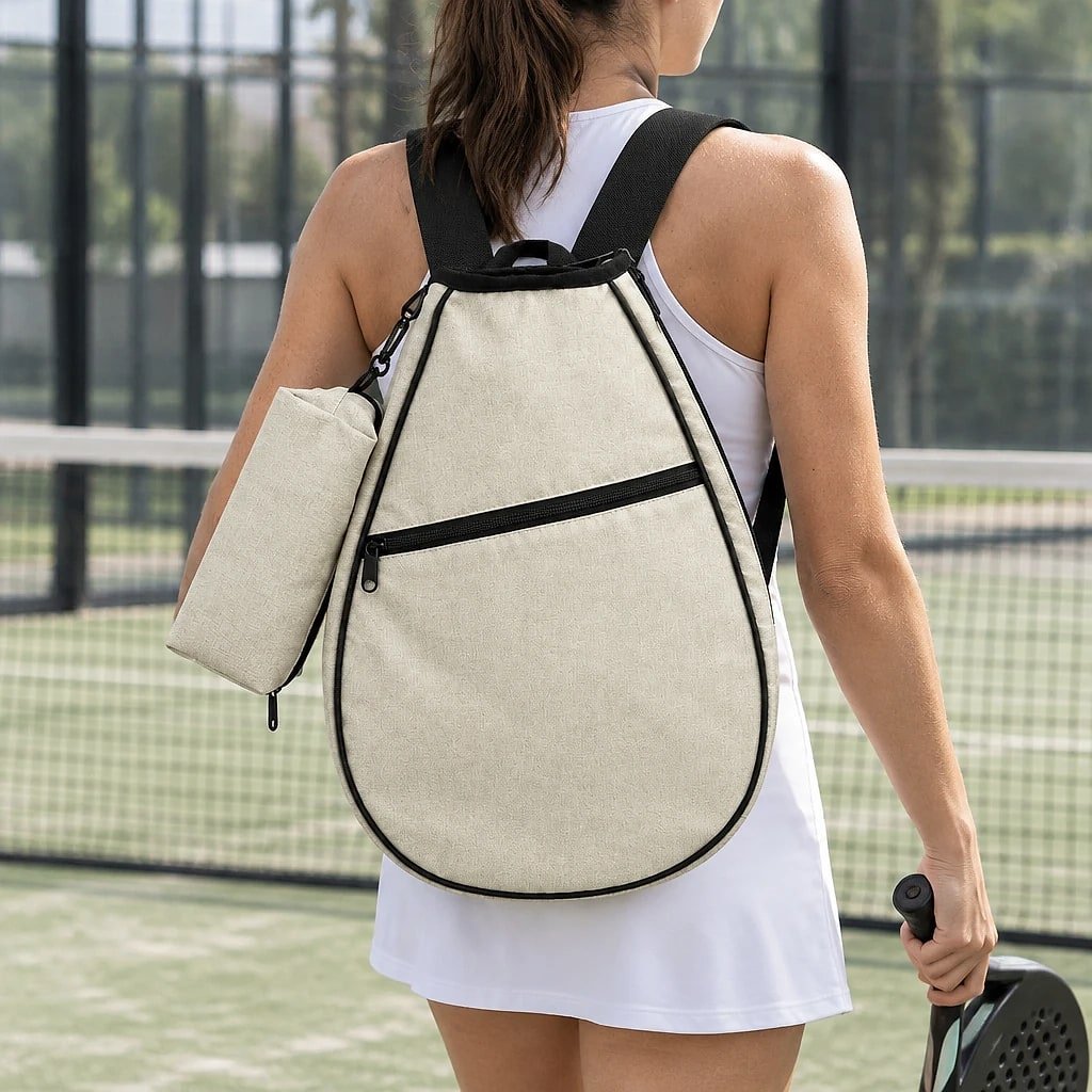 Padel Racket Bag, Beige