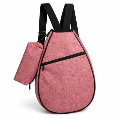 Padel Racket Cover, Pink Oxford