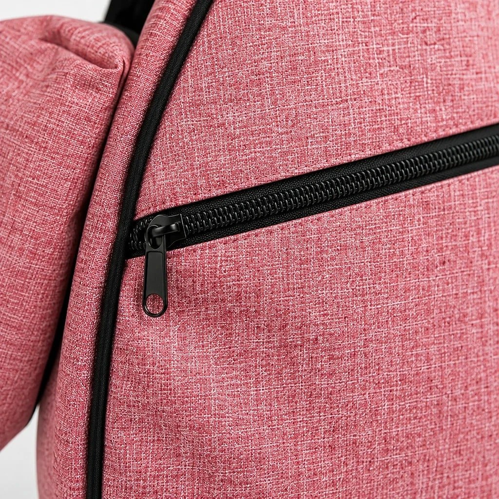 Padel Racket Cover, Pink Oxford
