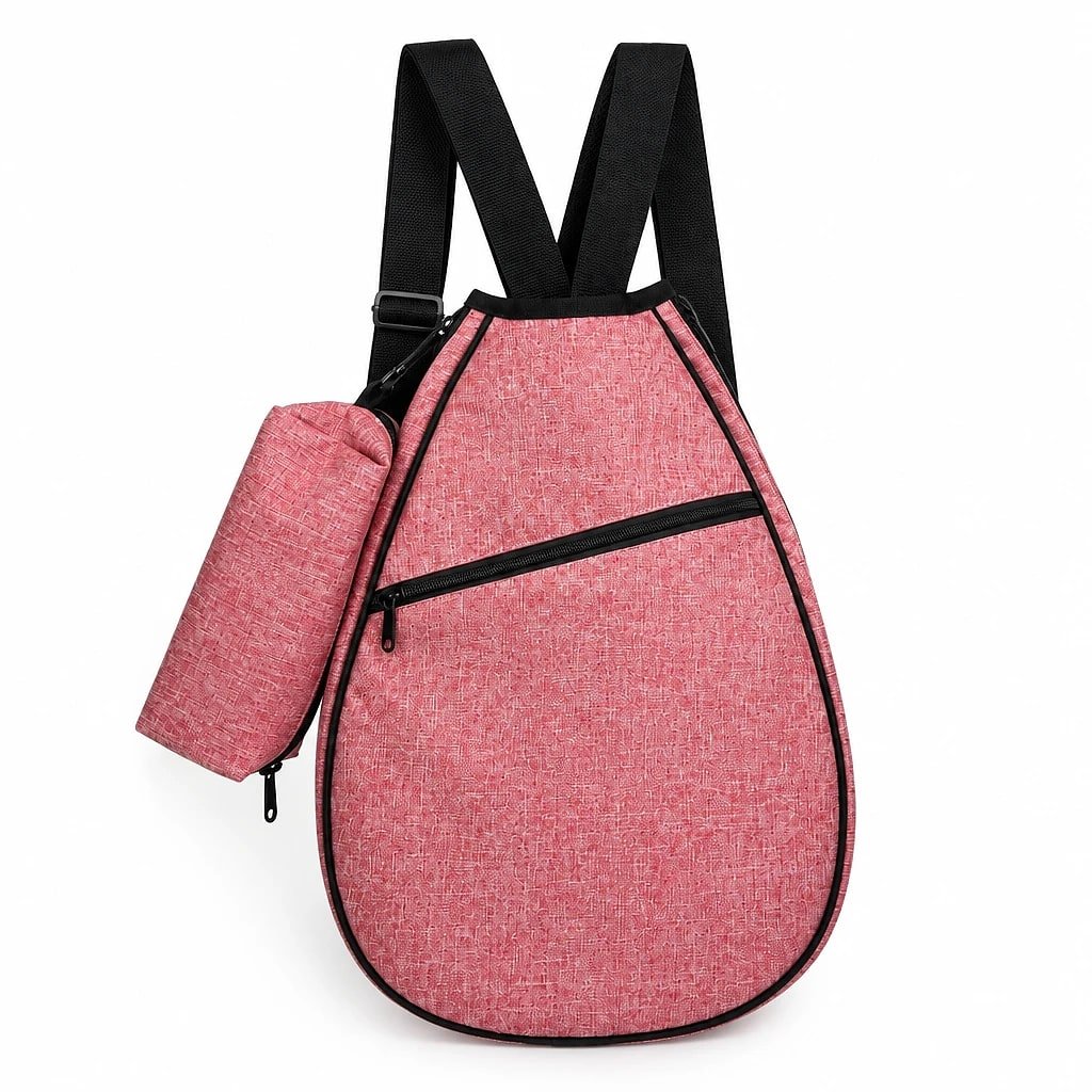 Padel Racket Cover, Pink Oxford