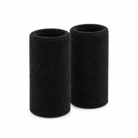 Towelling Sweatband Wristbands, 15 cm Pair