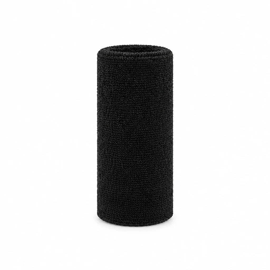 Towelling Sweatband Wristbands, 15 cm Pair