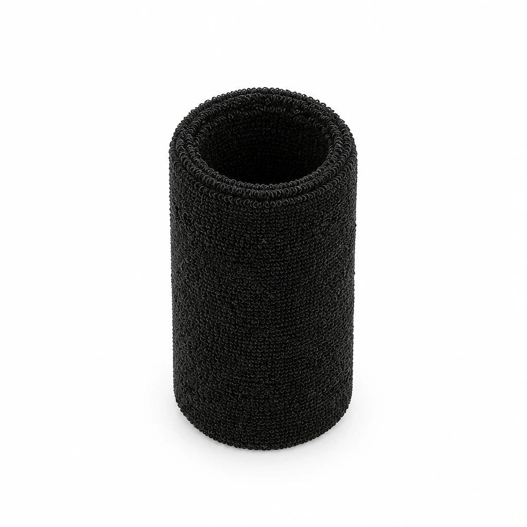 Towelling Sweatband Wristbands, 15 cm Pair